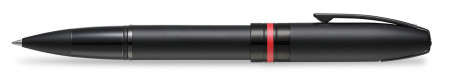 Sheaffer Icon Rollerball Pen - Matte Black Lacquer Red PVD Trim